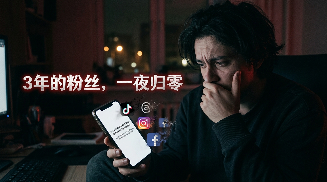 3年粉丝一夜归零，被封号的品牌账号