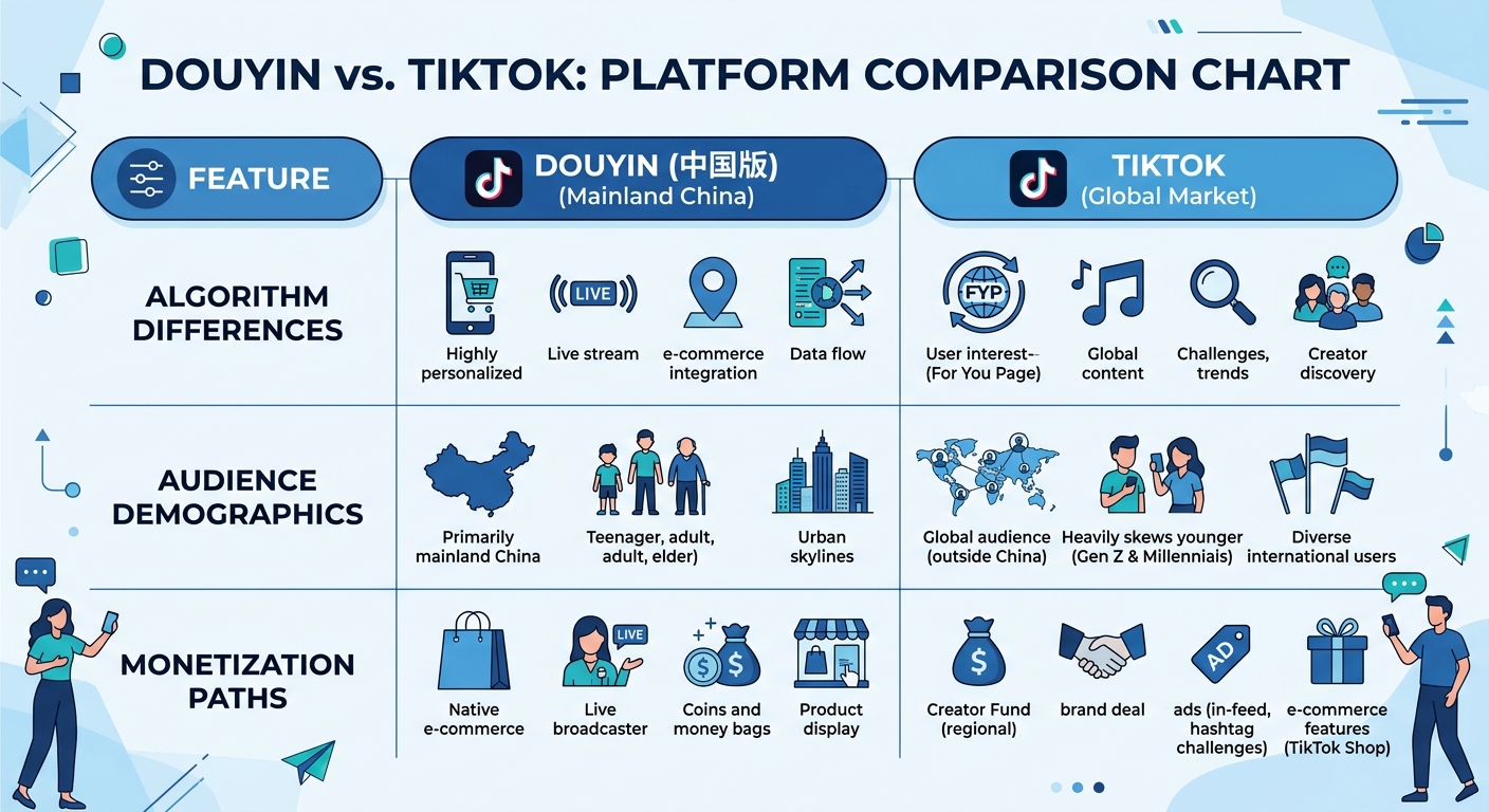 抖音与TikTok对比分析