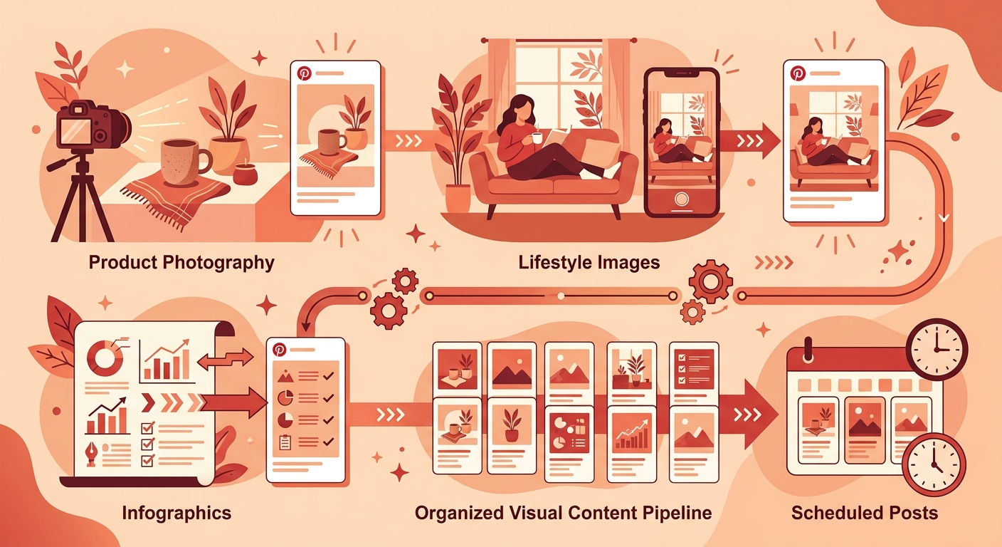 Pinterest品牌内容发布工作流