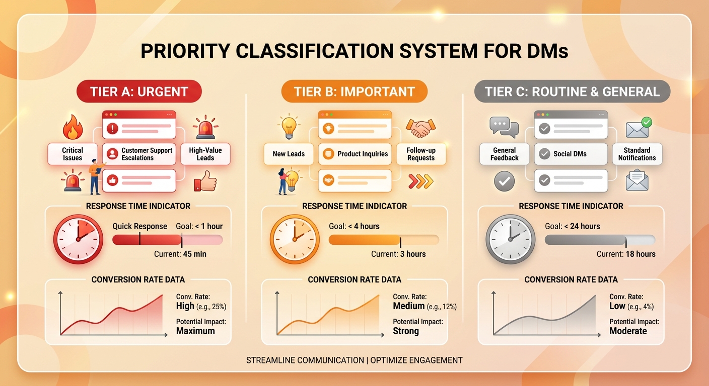 统一互动面板里按公开互动、私信承接和异常升级三类分配任务