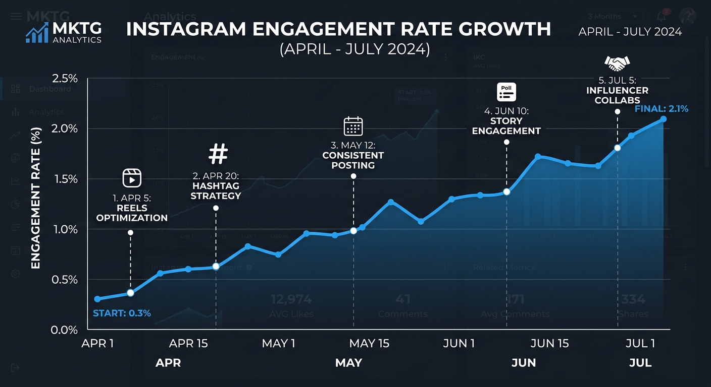 Instagram互动率提升案例