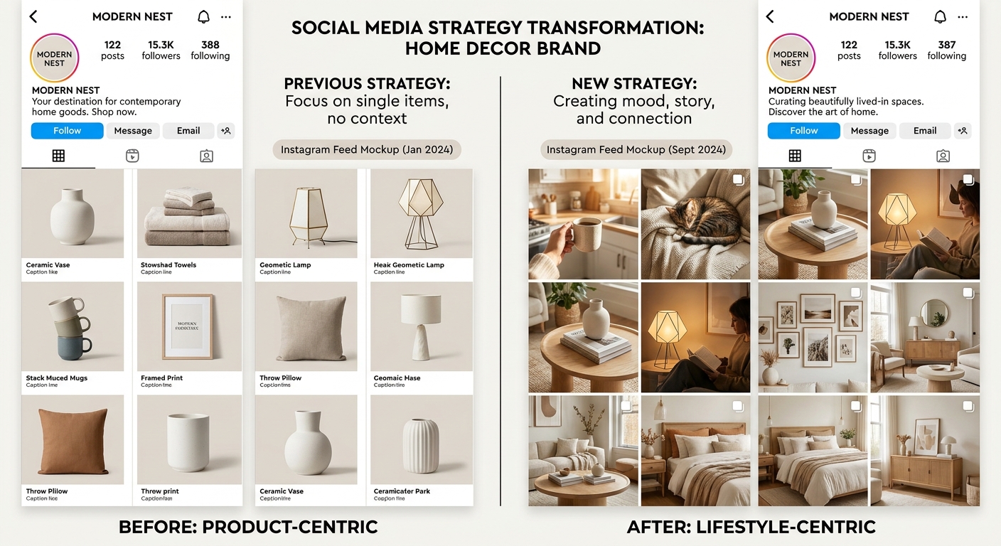 Instagram内容策略改造过程