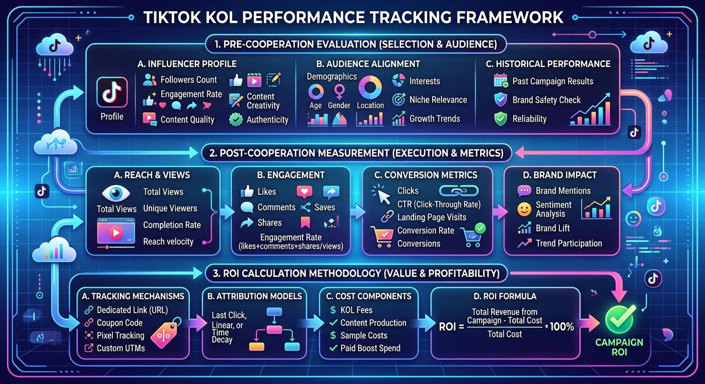 TikTok KOL合作效果追踪框架