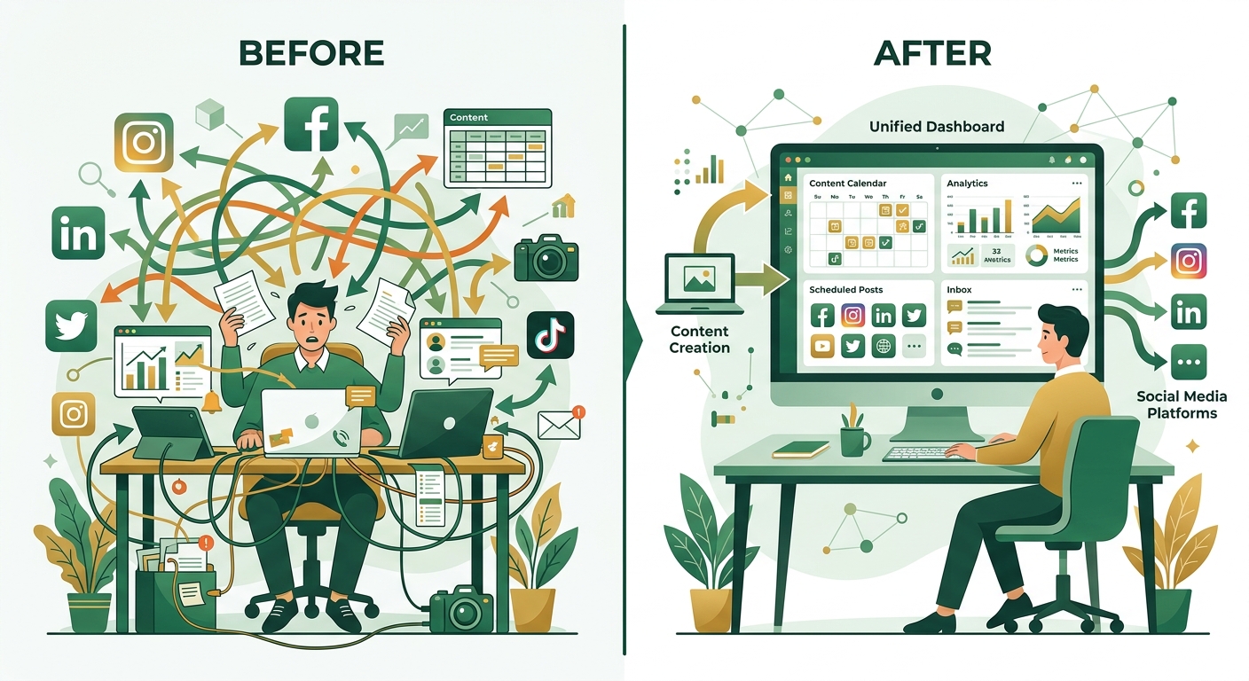 代运营多账号管理工作流对比