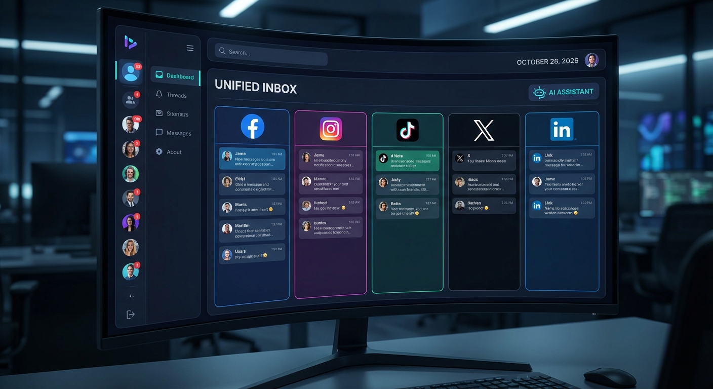 Cómo gestionar múltiples cuentas de redes sociales con una sola herramienta (FB/IG/X/TikTok)