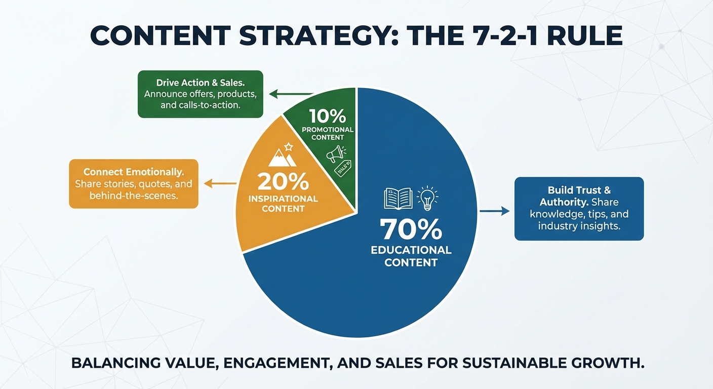 7:2:1内容法则:为什么你的社媒内容总缺流量(附完整执行方案)
