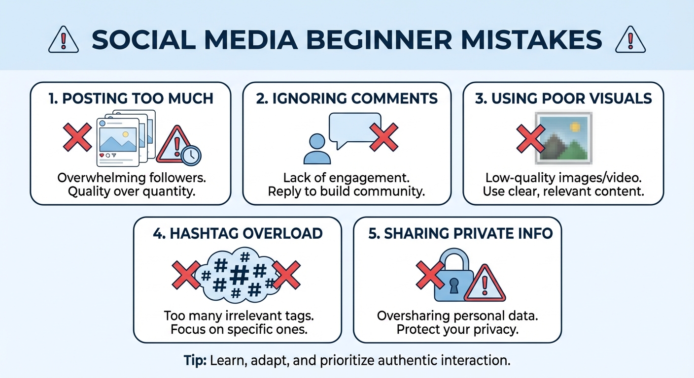 社媒运营新手常犯的5个错误(及如何避免)