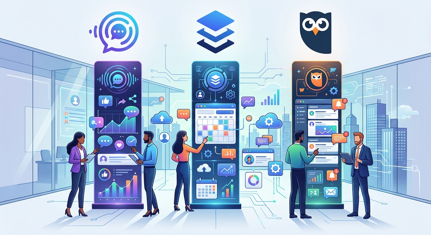 SocialEcho vs Buffer vs Hootsuite 三大社媒工具对比