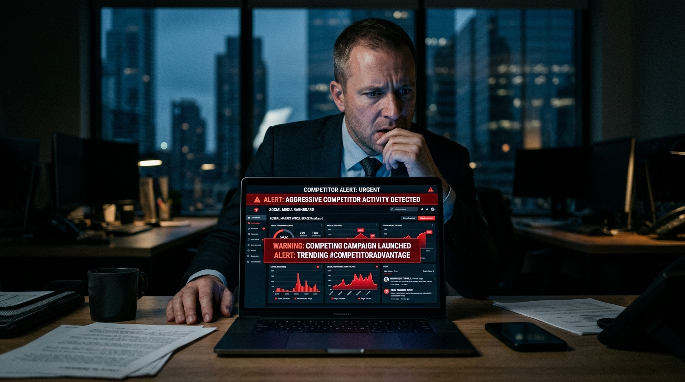 Cover: Competitor monitoring alert scenario